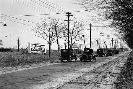 Queens Boulevard in Elmhurst, NY, 1922.