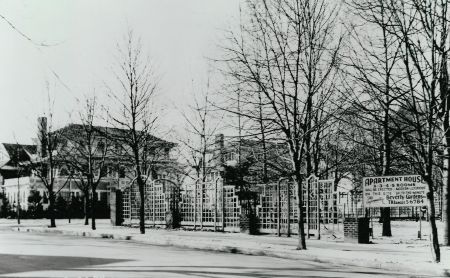 Anglo-Japanese house on Beverly Road at Brevoort Street in Kew Gardens, NY in December of 1938.