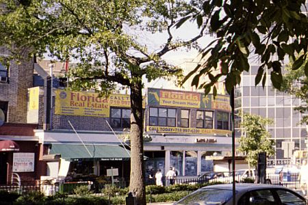When this photograph was taken in September of 2004, the site of the old Pennsylvania Drugstore was a fast food emporium.  It has since changed yet again to a bakery..
