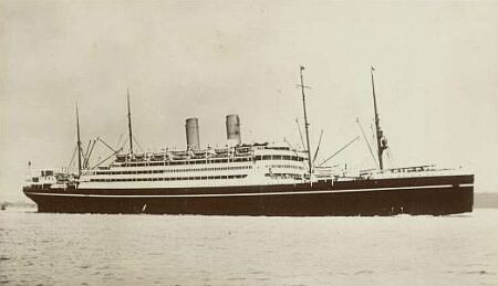 The Canadian Pacific liner, EMPRESS OF SCOTLAND.