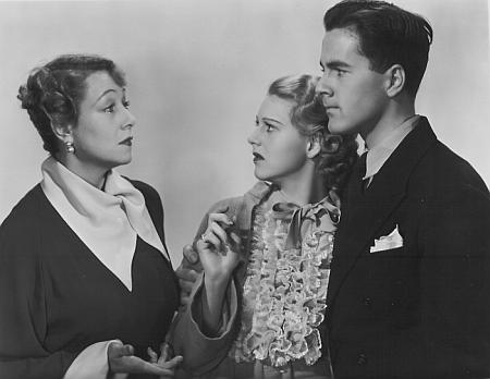 Marjorie Gateson (left) with Shirley Deane and Johnny Downs in a publicity still from 'The First Baby' (20th Century Fox 1936).
