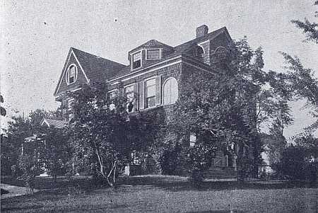 The home of John C. Brackenridge on Church (118th) Street north of 84th (Division) Avenue in North Richmond Hill, NY.