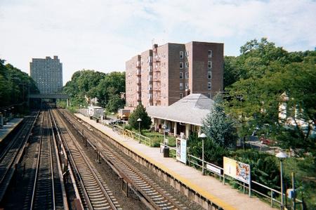 The Kew Gardens, NY Long Island Railroad Station.