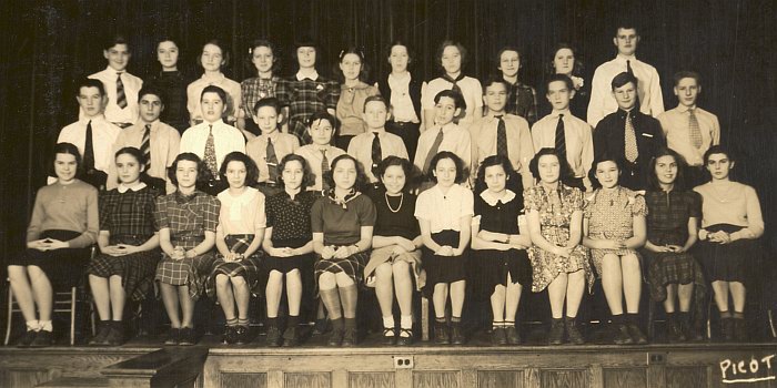 P.S. 99 Graduating Class (January 1938).
