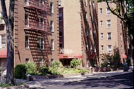 ;Before the first attack on Kitty, Winston Moseley parked his 1960 white Corvair in this space in front of the West Virginia Apartments.