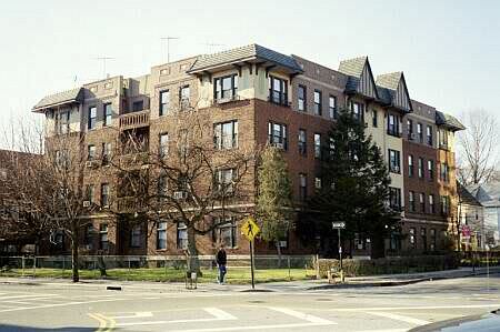 The Quentin Apartments, 80th Road at Kew Gardens Road, Kew Gardens, NY, c. 2002.