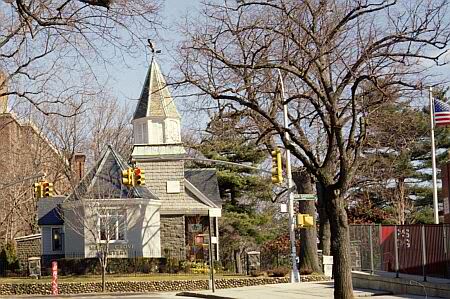 The Administrative Office of Maple Grove Cemetery on Kew Gardens Road in Kew Gardens, NY.